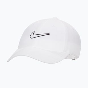 Šiltovka Nike Club Unstructured Swoosh white/white