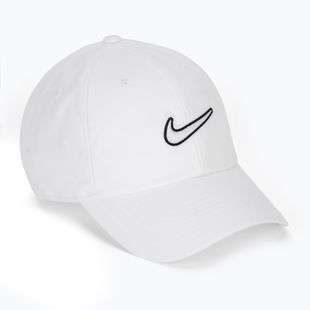 Šiltovka Nike Club Unstructured Swoosh white/white