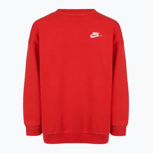 Detská mikina Nike Sportswear Club Fleece university red/white