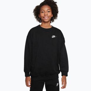 Detská mikina Nike Sportswear Club Fleece university black/white