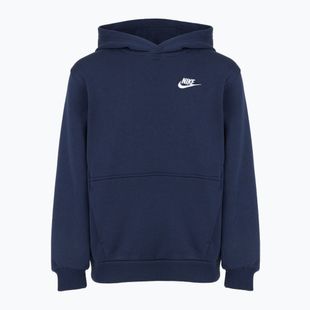 Detská mikina Nike Sportswear Club Fleece midnight navy/white