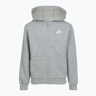 Detská mikina Nike Sportswear Club Fleece dark grey heather/base grey/white