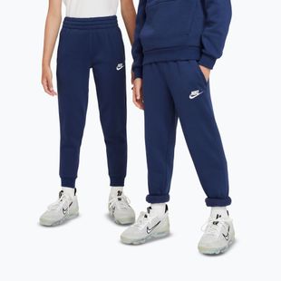 Detské nohavice Nike Sportswear Club Fleece midnight navy/white