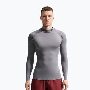 Pánske tréningové tričko longsleeve Nike Pro Dri-Fit Mock-Neck smoke grey/black