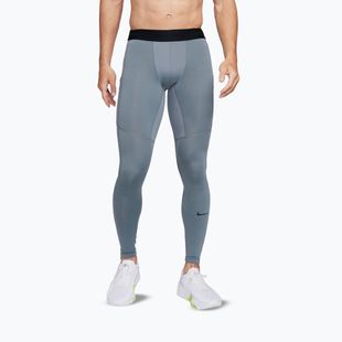 Pánske legíny Nike Pro Warm smoke grey/black