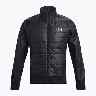 Pánska bežecká bunda Under Armour Launch Insulated black/black/reflective