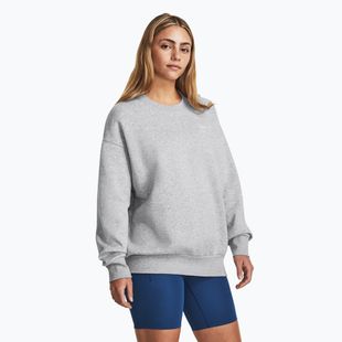 Dámska mikina Under Armour Icon Fleece Crew mod grey light heather/white