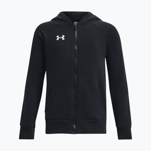 Detská mikina Under Armour Rival Fleece FZ Hoodie black