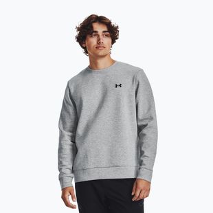 Pánska mikina Under Armour Unstoppable Fleece Crew mod gray/black