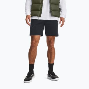 Pánske tréningové šortky Under Armour Unstoppable Fleece black/black