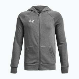 Detská mikina Under Armour Rival Fleece FZ Hoodie grey