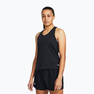 Dámske bežecké tielko tank top Under Armour Launch Singlet black/reflective