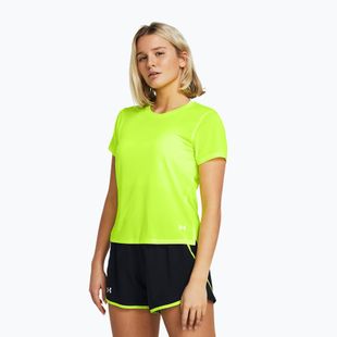 Dámske bežecké tričko Under Armour Launch high vis yellow/reflective