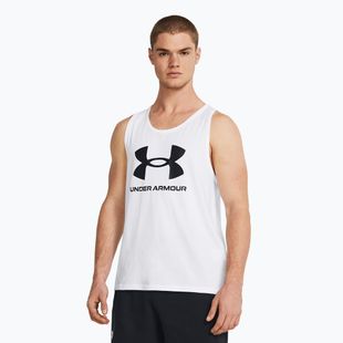 Pánske tielko Under Armour Sportstyle Logo white/black