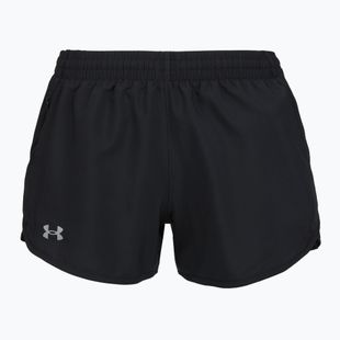 Dámske bežecké šortky Under Armour Fly By 3" black/black/reflective