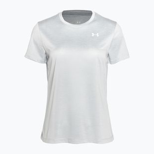 Dámske tréningové tričko Under Armour Tech C-Twist halo šedá/biela
