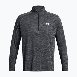 Pánska mikina Under Armour Tech Textured 1/2 Zip LS black/white