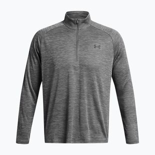 Pánska mikina Under Armour Tech Textured 1/2 Zip LS castlerock/black