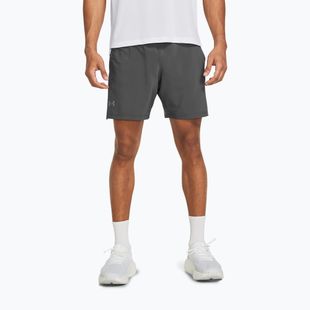 Pánske bežecké šortky Under Armour Launch Elite 2In1 7'' castelrock/castelrock/reflective