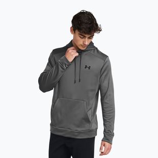 Pánska mikina Under Armour Armour Fleece Hoodie castlerock/black