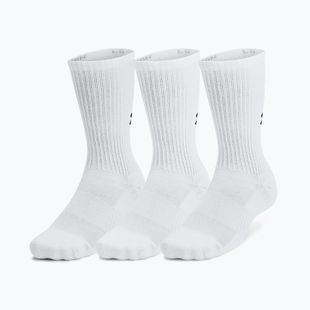 Ponožky Under Armour Training Cotton Crew 3 páry white/white/black