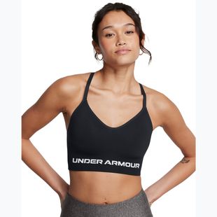 Fitness podprsenka Under Armour Vanish Seamless Low čierna/biela