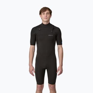 Pánsky neoprén na plávanie Patagonia Yulex Regulator Lite FZ Spring Suit Pena Black