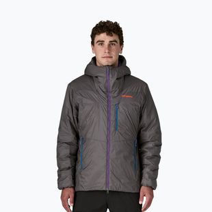 Pánska  páperová bunda  Patagonia DAS Light Hoody forge grey