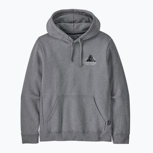 Pánska mikina Patagonia Chouinard Crest Uprisal Hoody gravel heather
