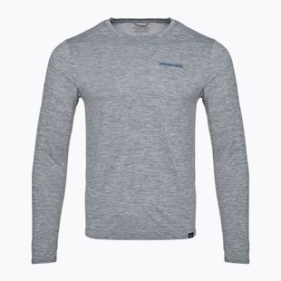Pánske tričko Patagonia Cap Cool Daily Graphic Shirt-Waters boardshort logo abalone blue/feather grey