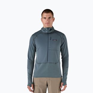 Pánska softshellová bunda Patagonia R1 Hybrid Pullover utility blue