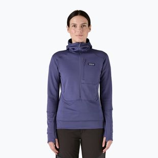 Dámska softshellová bunda Patagonia R1 Hybrid Pullover Hoody solstice purple