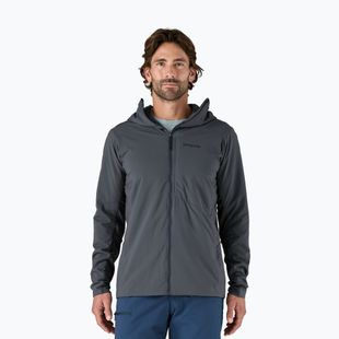 Pánska hybridná bunda Patagonia Nano-Air Ultralight Full-Zip Hoody smolder blue
