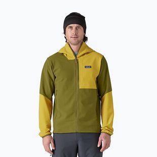 Pánska mikina Patagonia R1 TechFace Hoody graze green