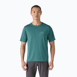 Pánske tričko Patagonia Cool Daily Graphic Shirt strataspire/wetland blue x-dye