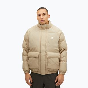 Pánska páperová bunda New Balance NBX Academy Mix Down beige