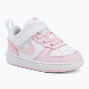Detské topánky Nike Court Borough Low Recraft white/pink foam