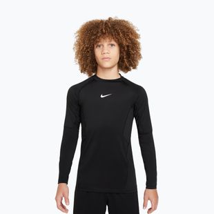 Detské tričko longsleeve Nike Pro Dri-Fit black/white