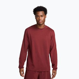 Pánske tričko longsleeve Nike Primary Dri-Fit Versatile dark team red/dark team red