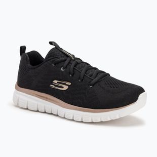Dámské boty SKECHERS Graceful Get Connected black/gold