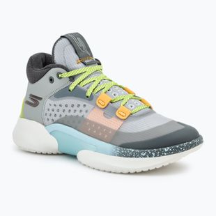 Pánska basketbalová obuv SKECHERS SKX Resagrip gray/yellow