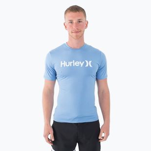 Pánske tričko Hurley O&O Quickdry Rashguard aquifer