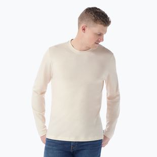 Pánske trekové tričko longsleeve Smartwool Perfect Crew almond