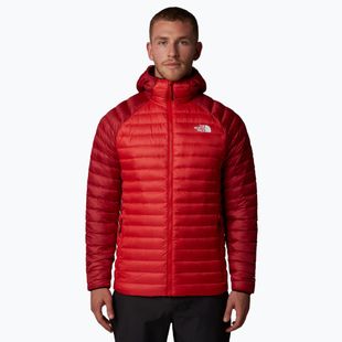 Pánska páperová bunda Bettaforca The North Face Lt Down Hoodie high risk red/garnet red