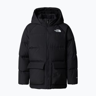 Detská páperová bunda The North Face Teen North Down Fleece Lined Short Parka tnf black