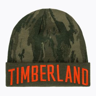 Pánska žakárová čiapka Timberland Camo leaf green