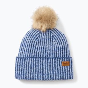 Dámska zimná čiapka Timberland Plaited Melange Beanie frozen fjord