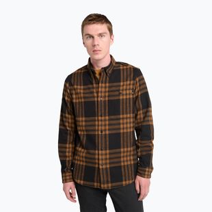 Pánska košeľa Timberland Solucell Plaid Shirt umber yd