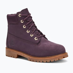 Detské topánky Timberland Premium 6 In Lace dark purple nubuk