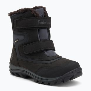 Detské snehule Timberland Chillberg 2-Strap Gore-Tex jet black